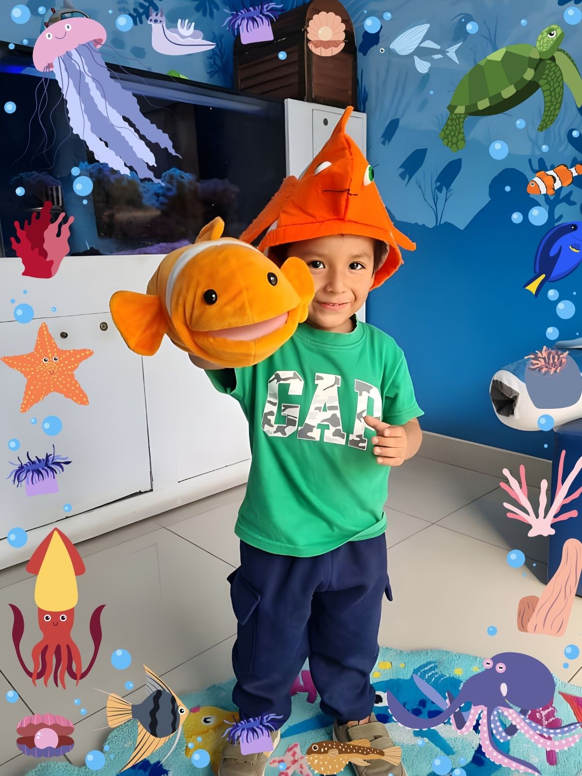 Logo Sea Smile Kids primera clínica odontopediátrica temática marina del Perú
